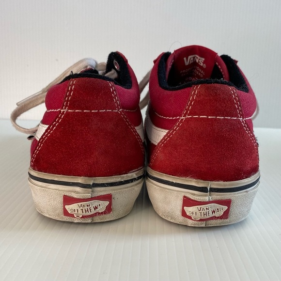 Vans Pro Trujillo SG Sneakers Mens Size 6.5 Red Skater Skateboard Shoes Suede - Picture 2 of 9